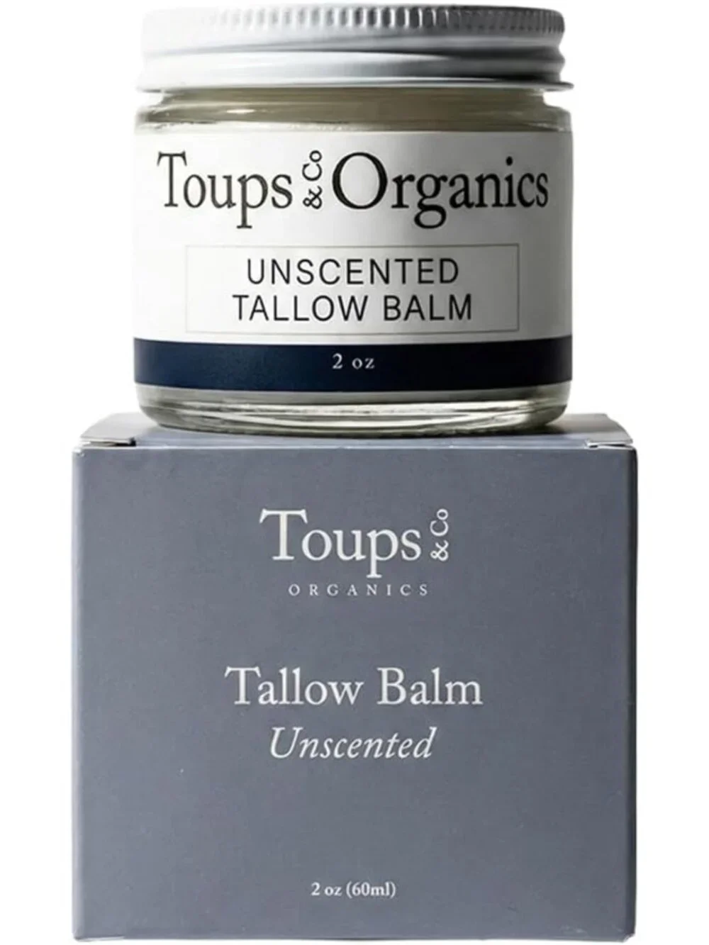 Unscented Grass-Fed Tallow Balm for Face & Body | Fragrance-Free Moisturizer | 2